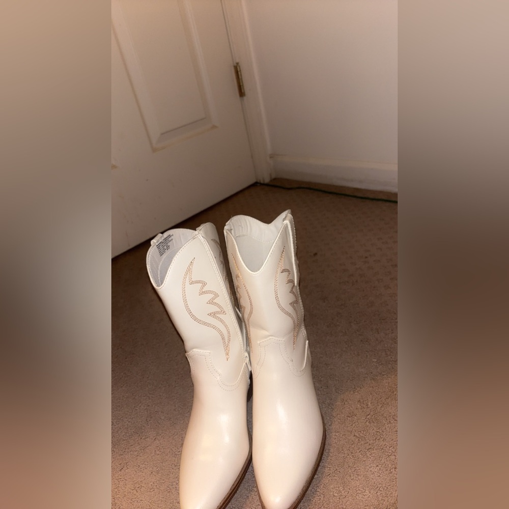 White Cowboy Boots